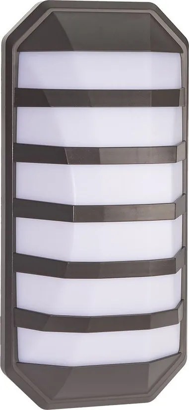 PREZENT 31656 BOLLA Modern Kültéri Fali Lámpa Fehér, Szürke LED IP65