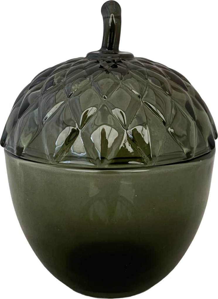 Tároló Befőttesüveg Makk Cukorka Kávé Snack Élelmiszer Zöld Üveg