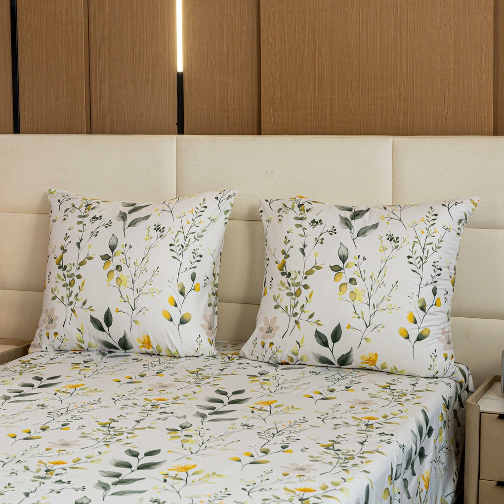 Mikroszálas ágyneműhuzat CITRUS GARDEN fehér Ágyneműhuzat mérete: 70 x 90 cm | 140 x 200 cm