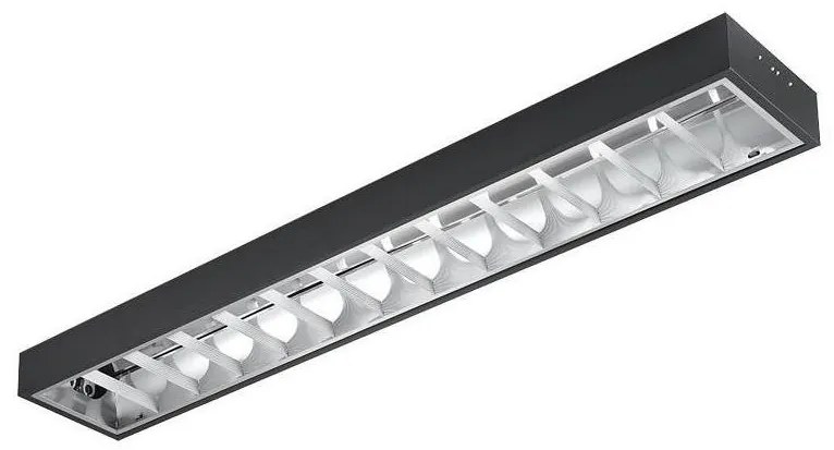 Fénycsöves lámpa T8 2xG13/18W/230V 120 cm fekete