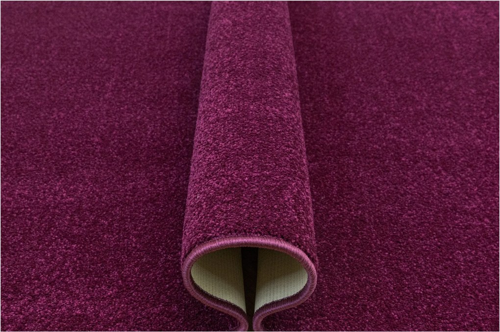 Magenta Lila Csúszásgátló Szőnyeg Hálószobába Sima Carousel 200x400 cm