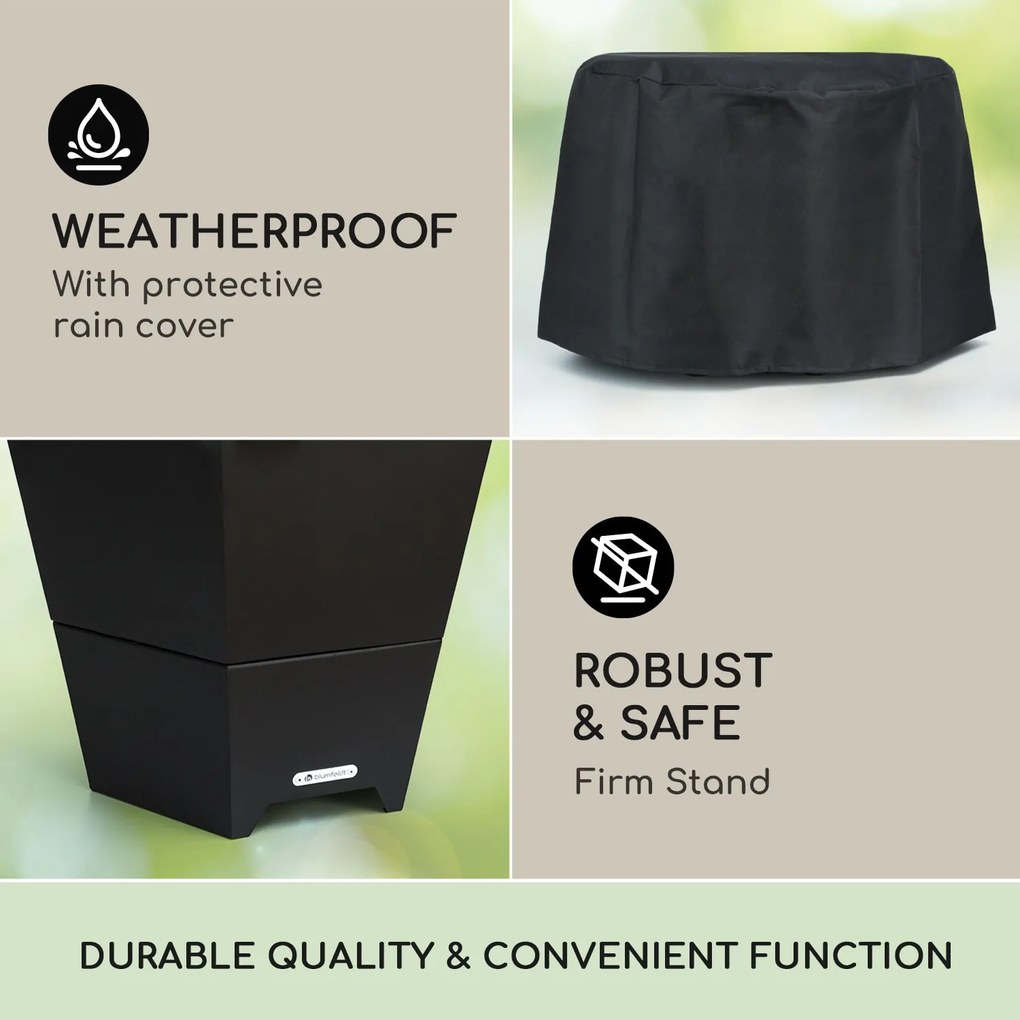 Blumfeldt Hekla 2 az 1-ben, tűzhely, Ø 60 cm, víz- és fagyálló, grill-lap, grillrács