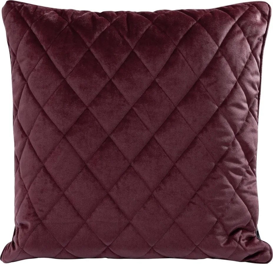 Dekoratív párnahuzat VELVET-28 50x50 Eurofirany bordó