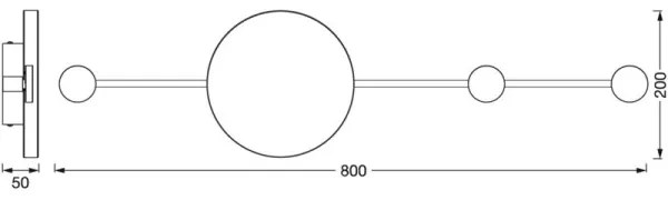 Ledvance - LED Fali lámpa DECOR WOOD LED/6W/230V