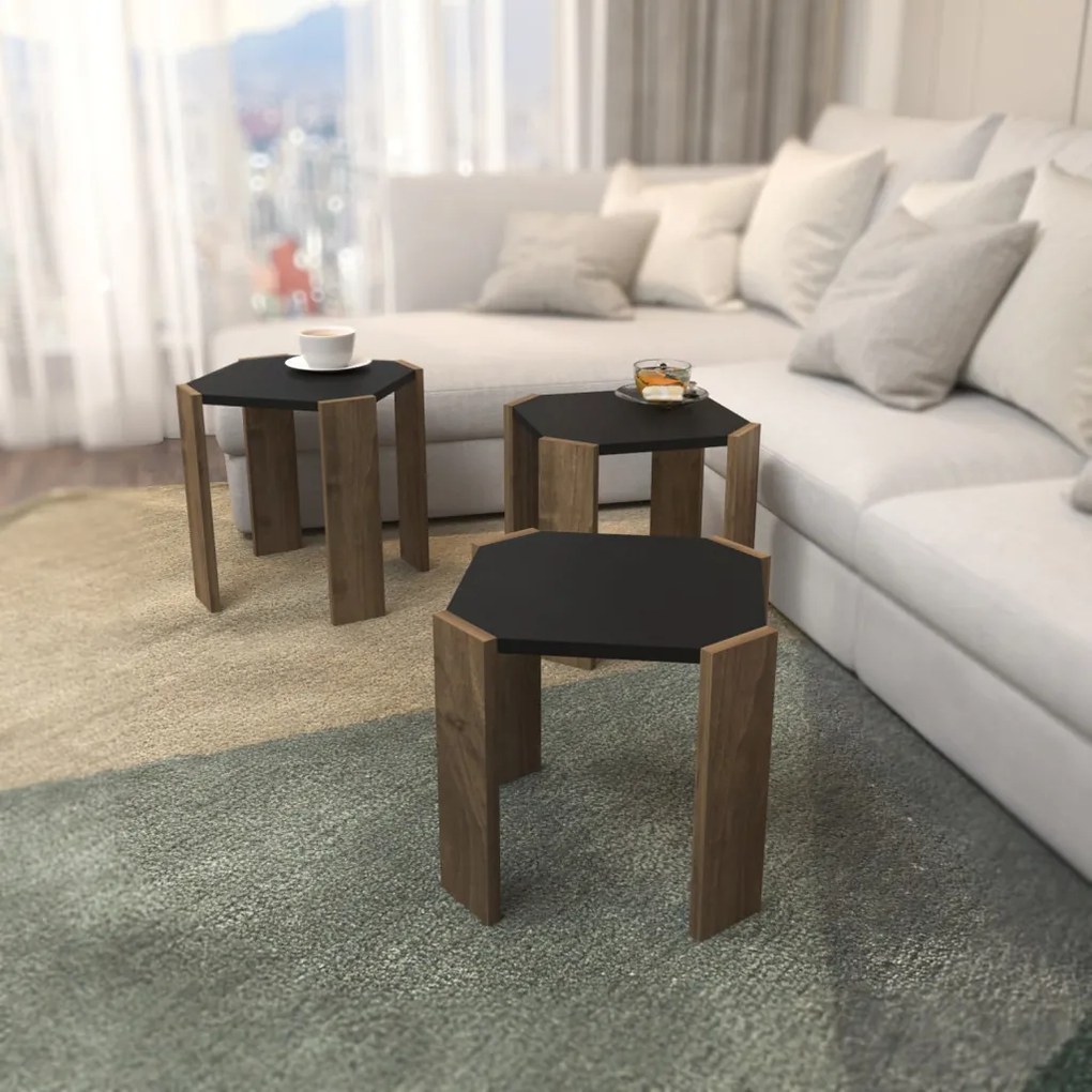 Lori - Anthracite, Walnut