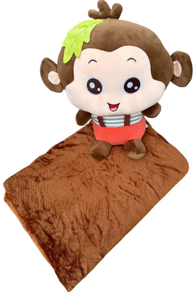Plüss figura takaróval