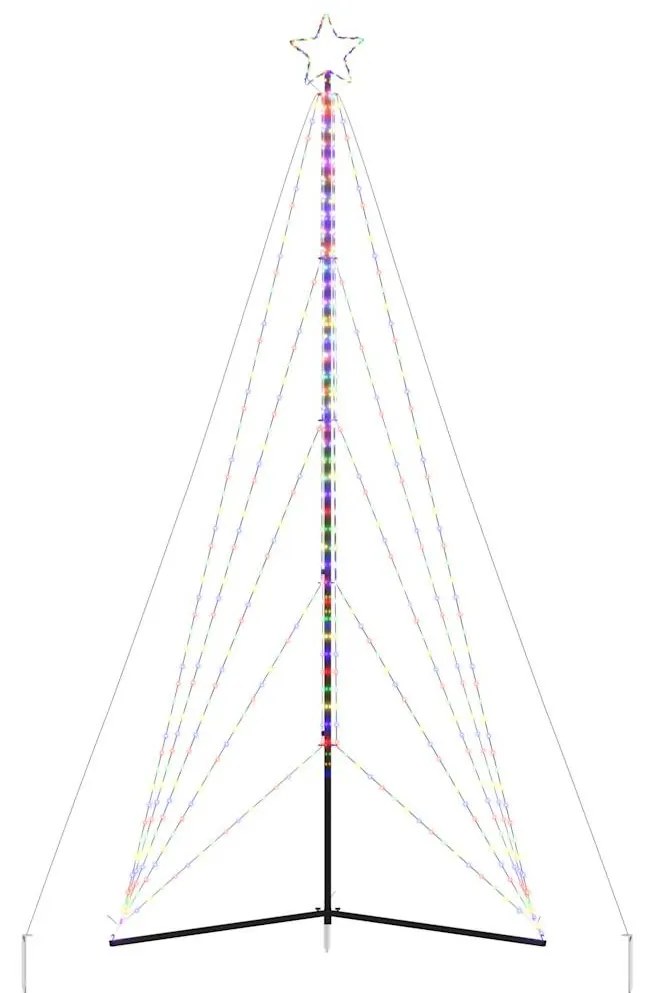 színes LED karácsonyfa 615 LED 404,5 cm