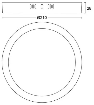Philips - LED Mennyezeti lámpa MAGNEOS LED/12W/230V 2700K fekete