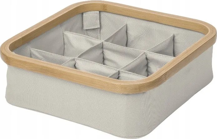 Kozmetikai doboz rendszerező fürdőszoba szoba bambusz nagy Livarno