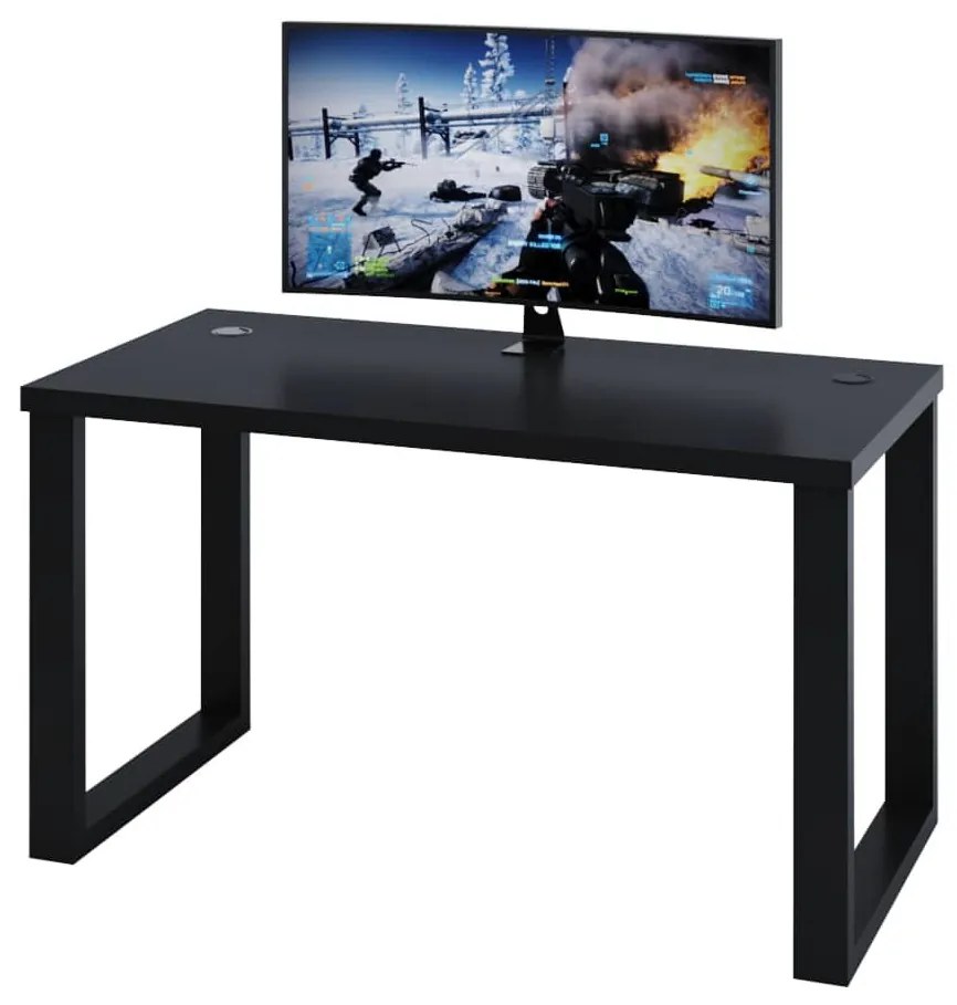 Gamer PC asztal Gamer S (fekete) (világítás nélkül). 1054990