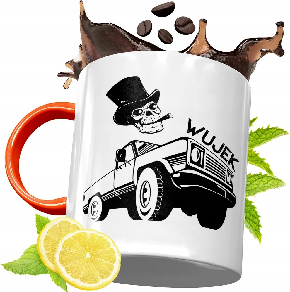 Narancssárga Bögre Nagybácsinak Tökéletes Ajándék fényképes nyomtatással