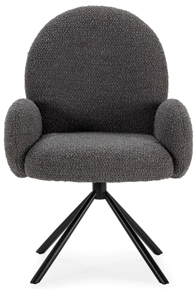Sötétszürke fotel Dario – Marckeric