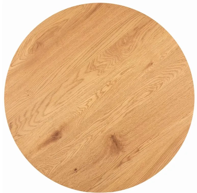 Aster étkezőasztal tölgy fekete 100cm