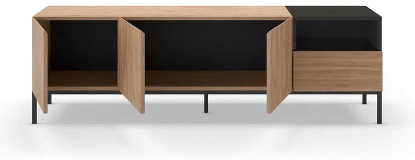Natúr színű TV-állvány 180x55 cm Cailin – Marckeric