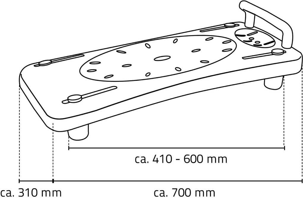 Ridder, Fogantyús fürdőülés, fehér, A0040101