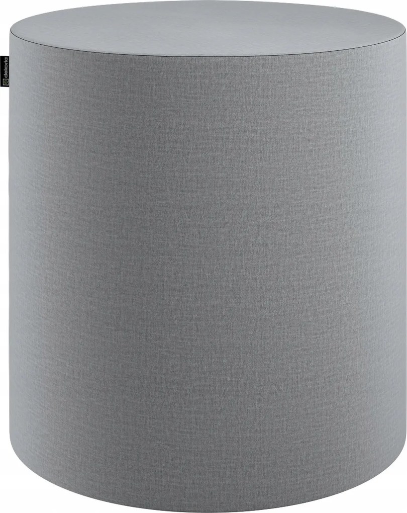 Dekoria Barrel puff sötétszürke bársony