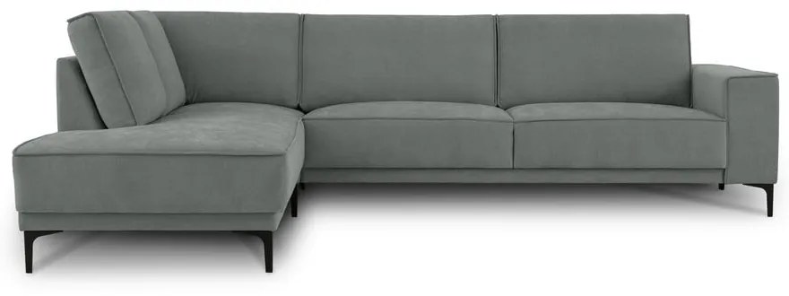 Sötétszürke sarokkanapé (bal oldali) Copenhagen – Scandic