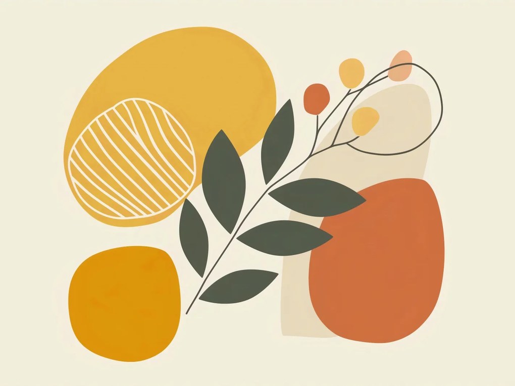 Poszter 100x75cm Fény és árnyék a botanikában