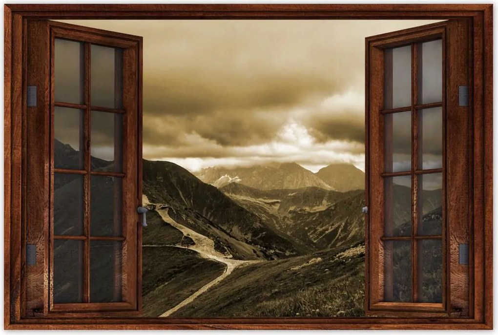 Poszterek 120x80 Tátra Lengyel hegyek Kilátás