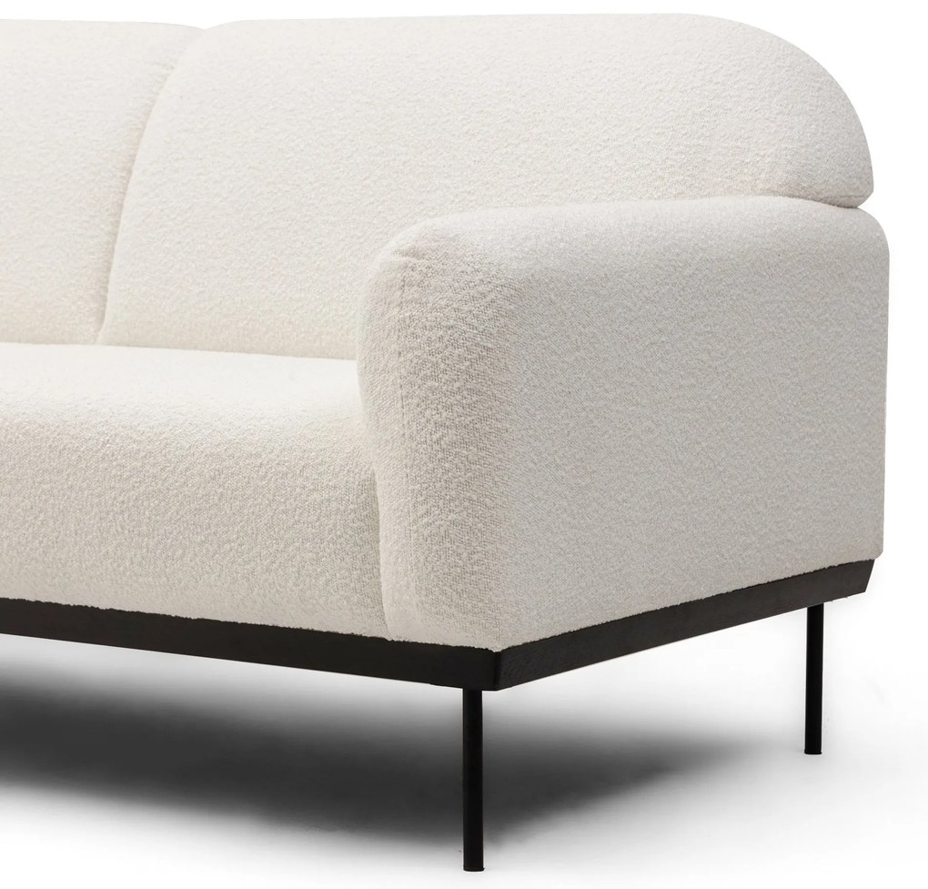 Fehér design kanapé ANDERSON