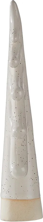 SYLVAN SPIRIT kerámia dekor fenyő 20 cm , bézs