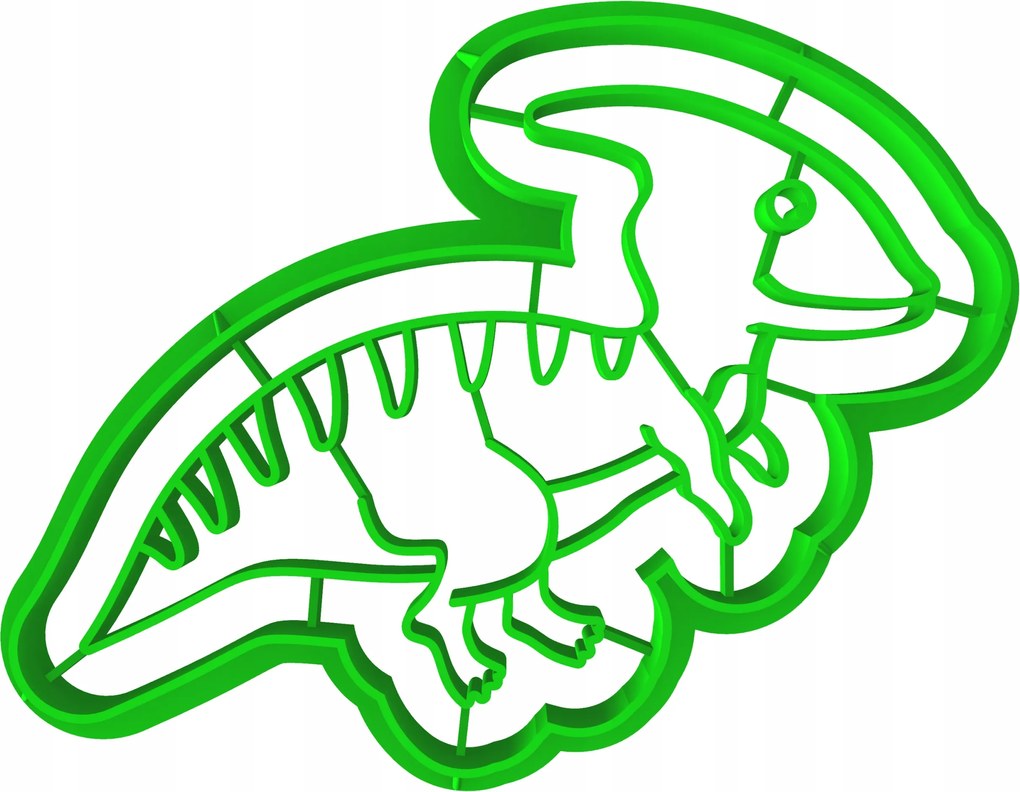 Foremka Lyukasztó Dinoszaurusz Keksz- és Mézeskalácsvágó kis parasaurus