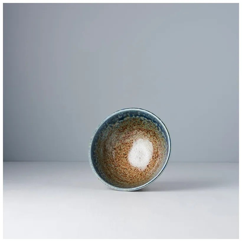 Earth &amp; Sky kék-barna kerámia tálka, ø 16 cm - MIJ