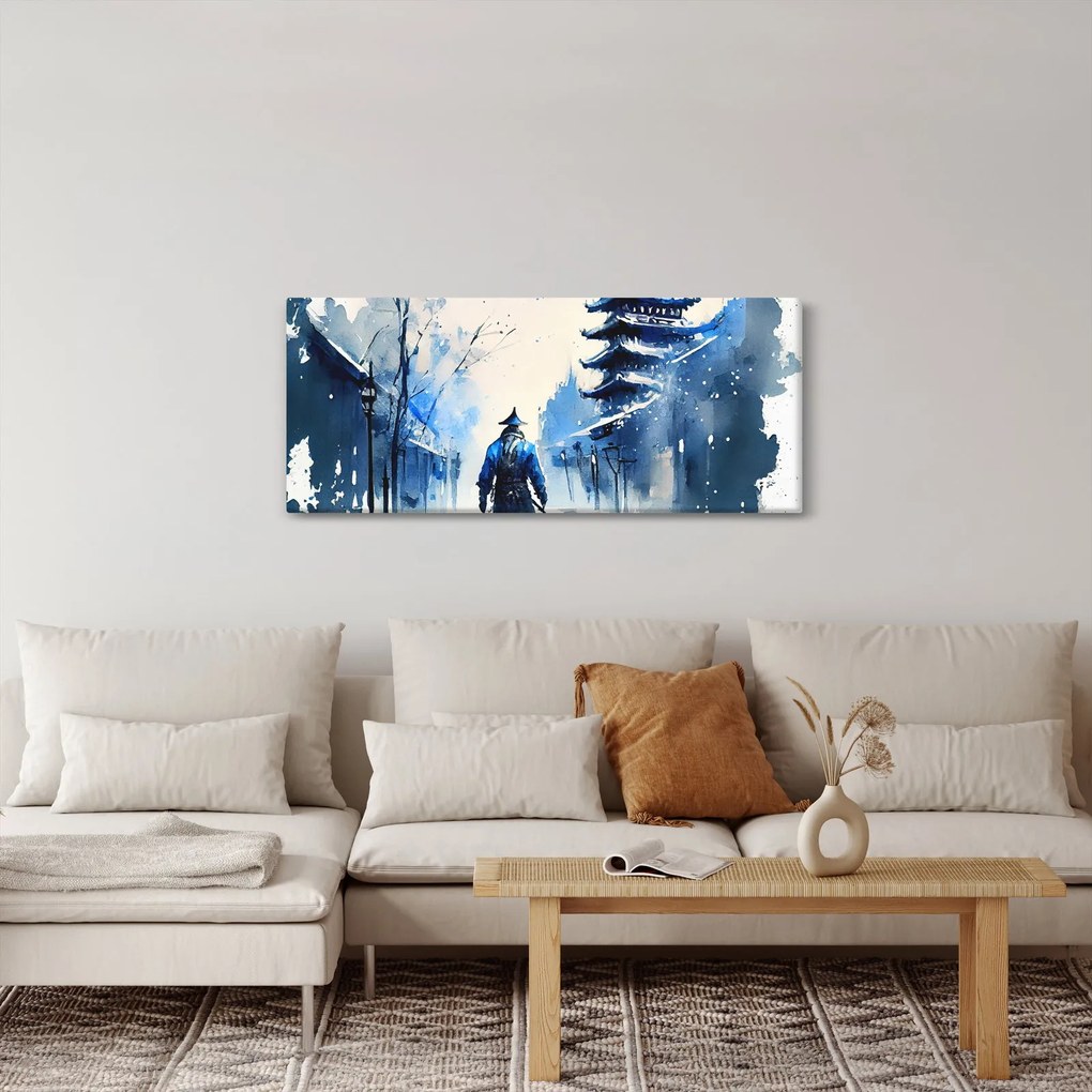 Kép - Szamuráj, akvárium (120x50 cm)