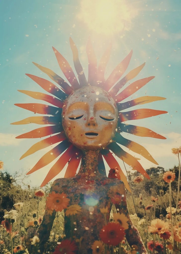 Poszter 25x35cm Napfény Meditáció