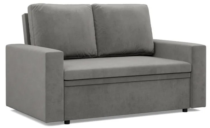 Zeus kanapé, bársony, hab töltet, egyenes kartámasz, világosszürke