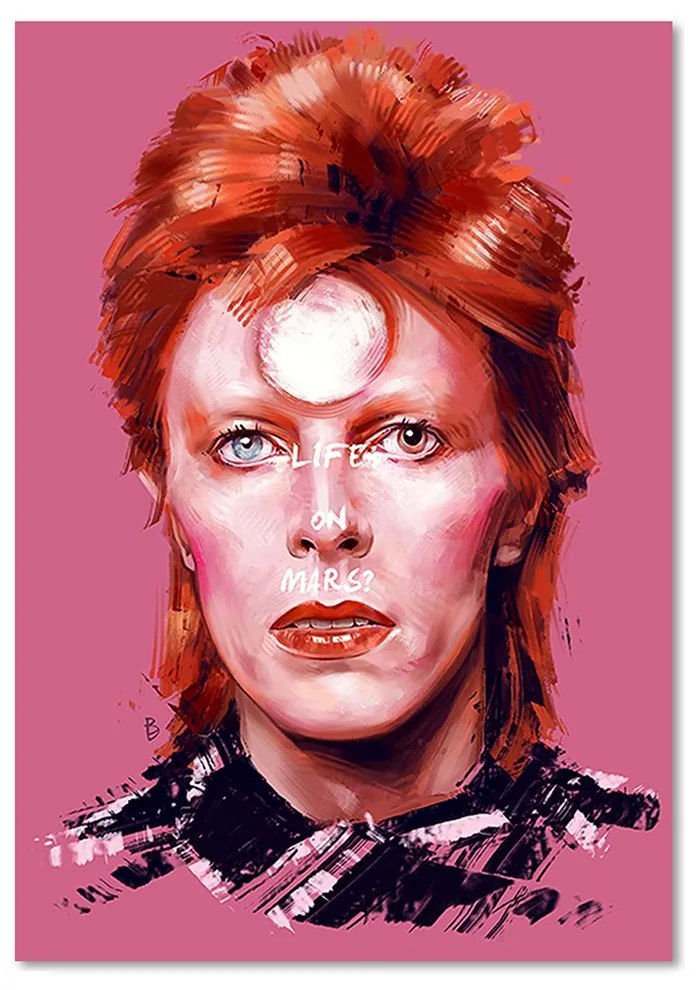 Gario Vászonkép Portré David Bowie - Dmitry Belov Méret: 40 x 60 cm