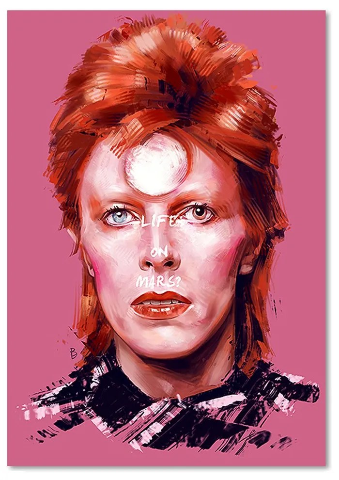 Gario Vászonkép Portré David Bowie - Dmitry Belov Méret: 60 x 90 cm