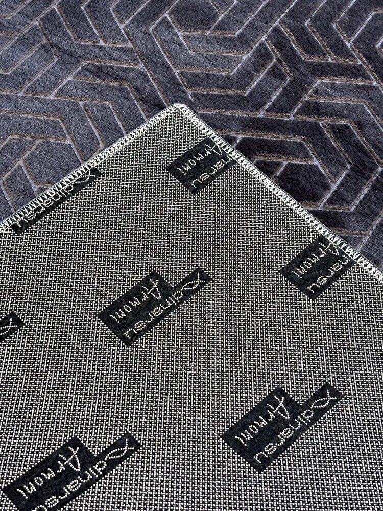 Dinasru sötétszürke shaggy szőnyeg 200x280 cm