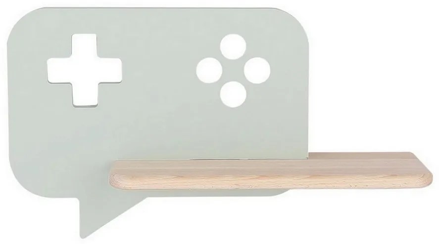 LED gyerekszoba fali lámpa polccal CONSOLE LED/5W/230V zöld