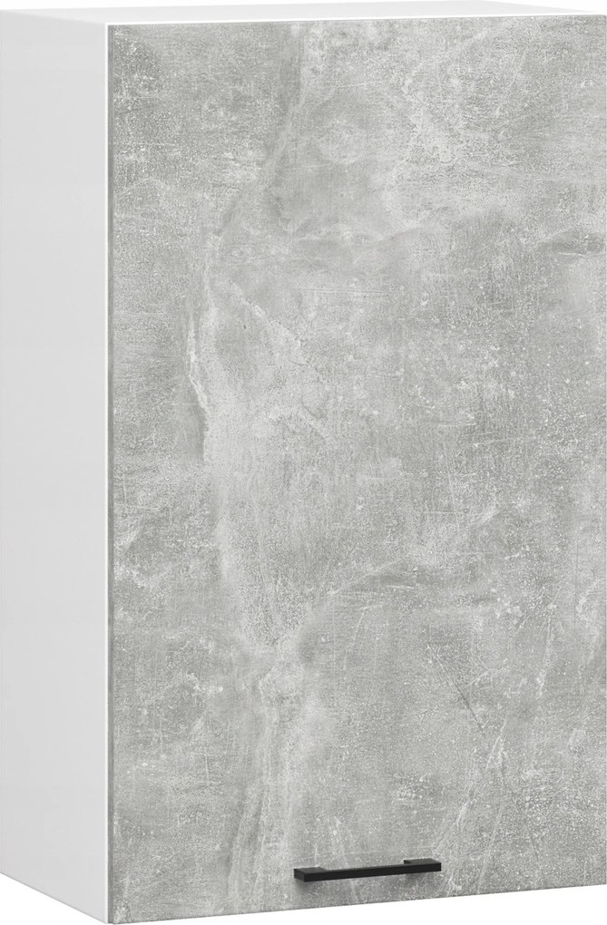 Szekrény Olíva W50 H720 Fehér Beton Akd