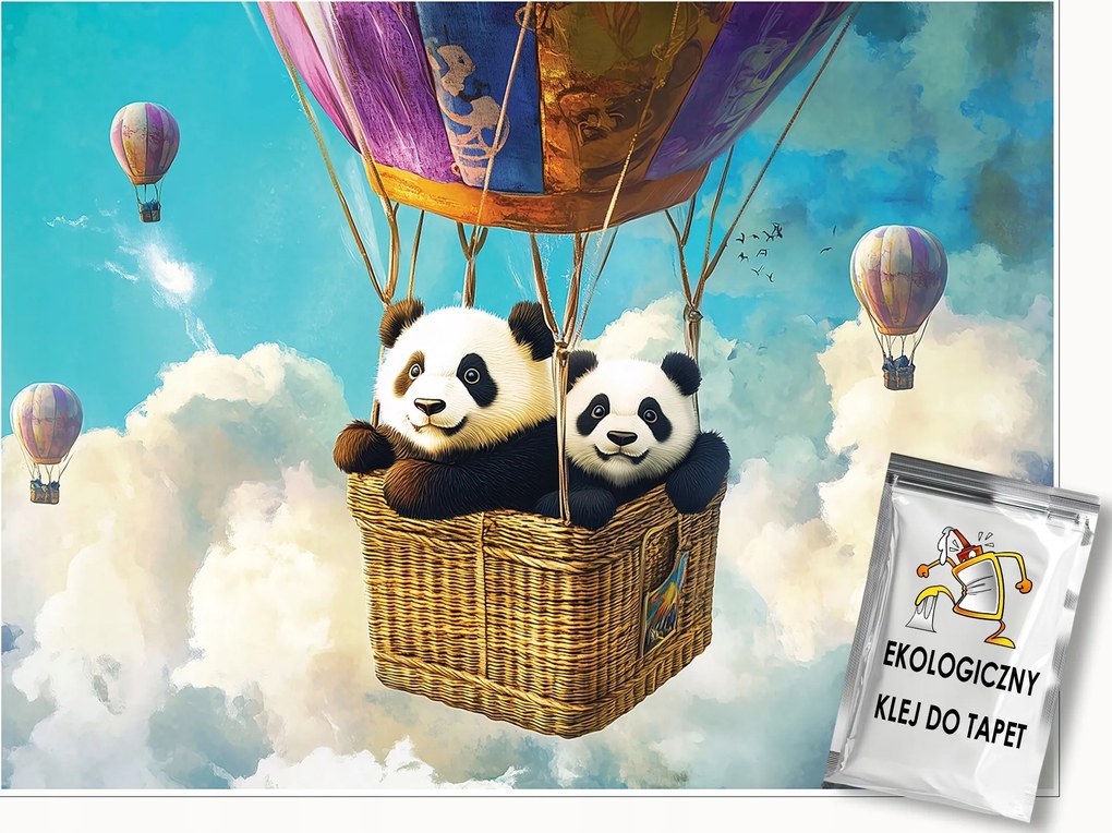 Fotótapéta Gyerekeknek Állatok Felhők Tapéta Gyerekszoba 400x280