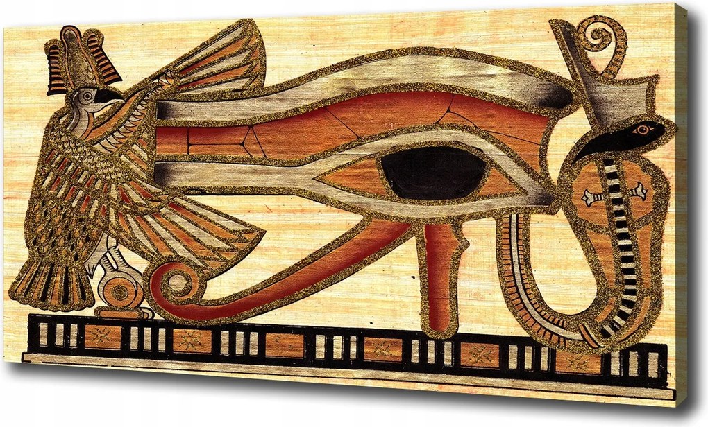 Canvas fotótapéta Egyiptomi szem papirusz 100x70 cm