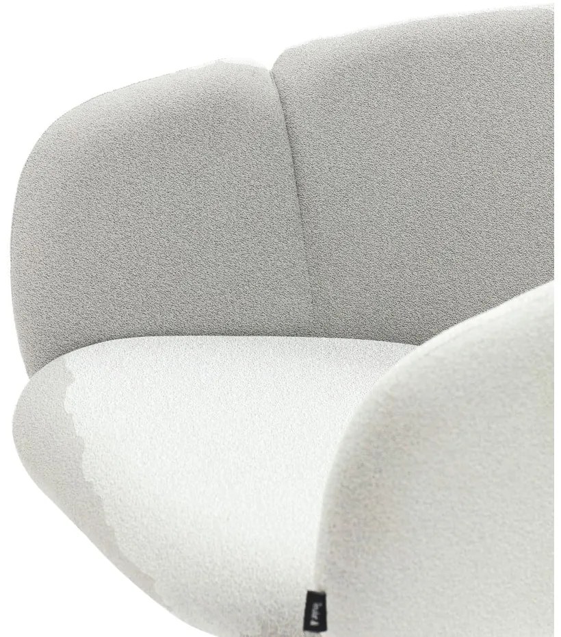 Világosszürke kárpitozott étkezőfotel Add – Teulat