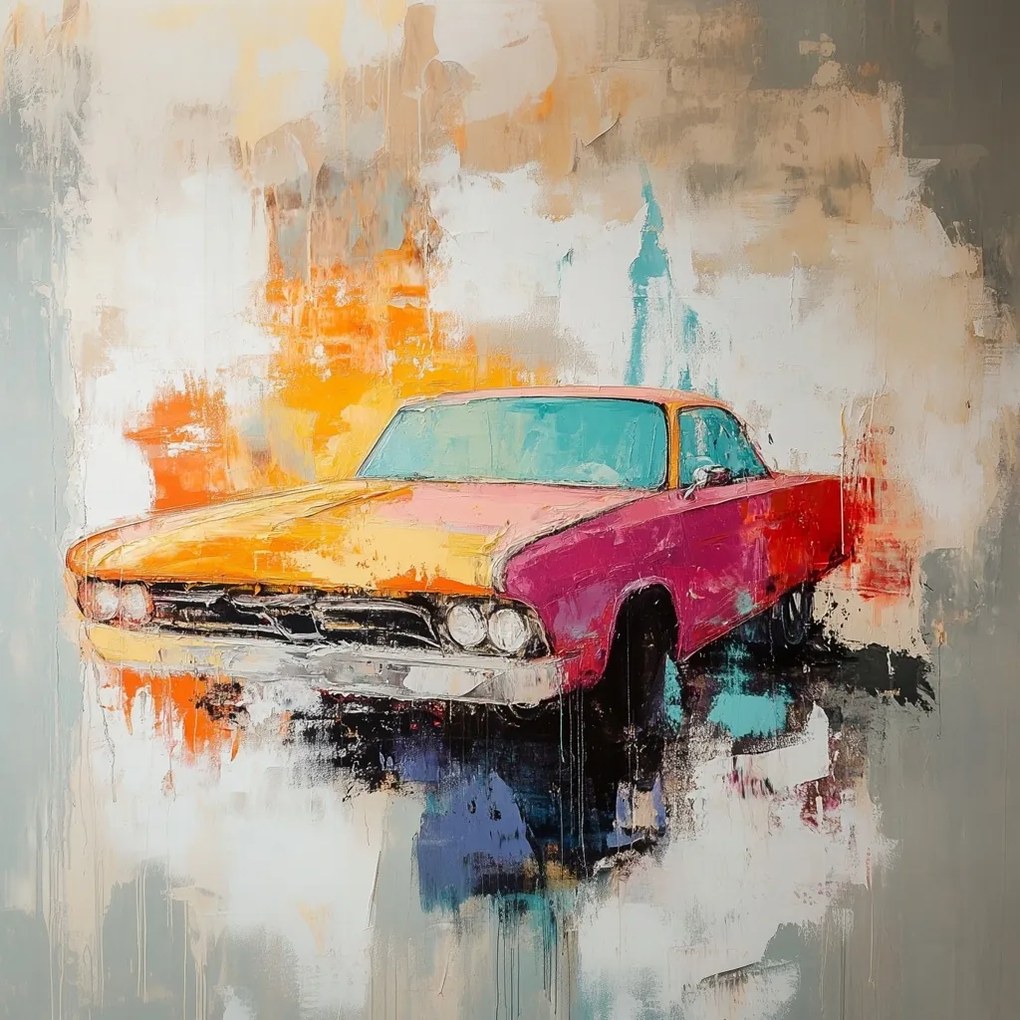 Canvas Vászonkép Grafika Autó Chevrolet Art Deco 40x40