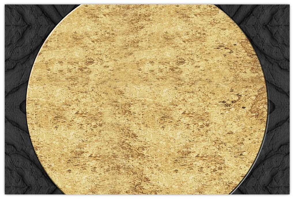 Kép - Arany szerkezet N⁰2 (90x60 cm)