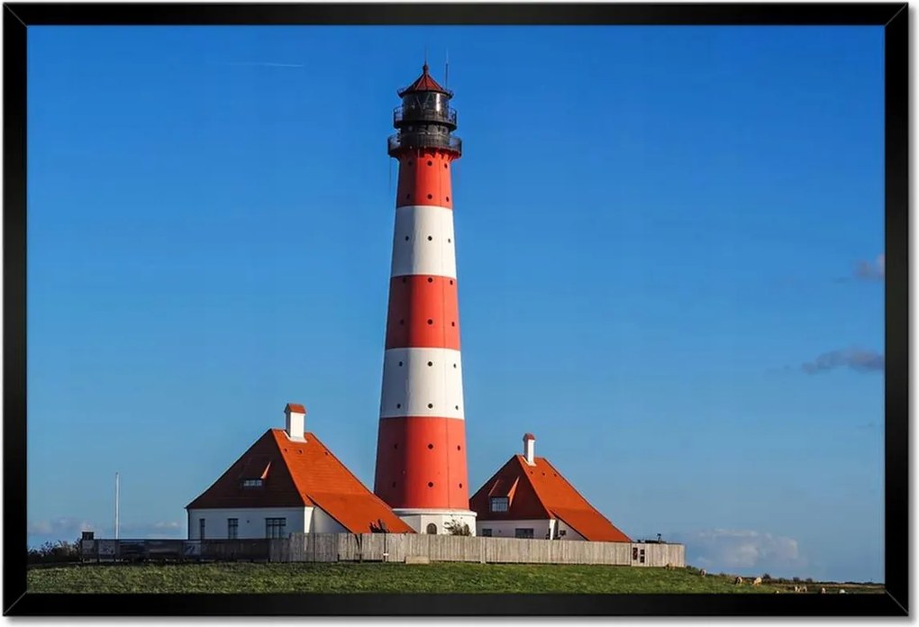 Poszterek keretben 60x40 Világítótorony Tájkép