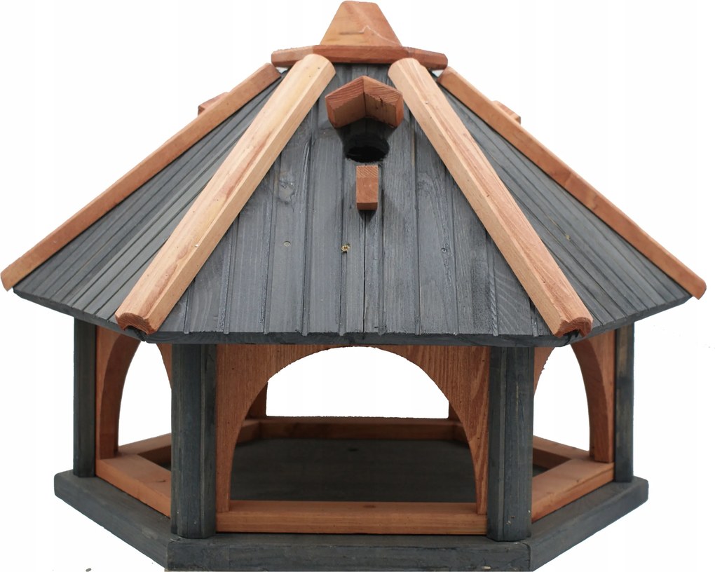 Madáretető fészkelőfülkével XXL antracit-tik