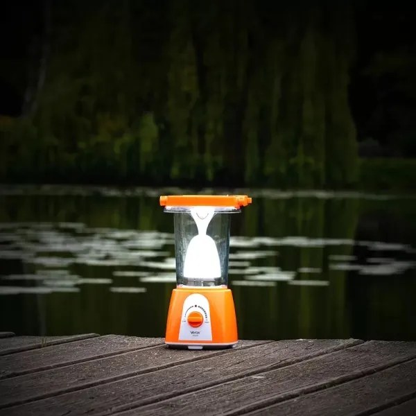 LED Újratölthető napelemes lámpa power bank funkcióval LED/230V 710 fényes 1600 mAh