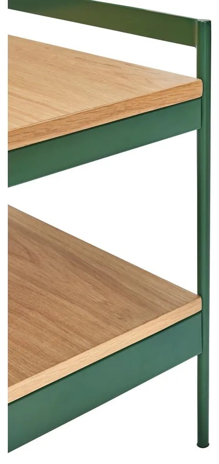 Tárolóasztal tölgyfa dekoros asztallappal 43x43 cm Jaunty – Hübsch