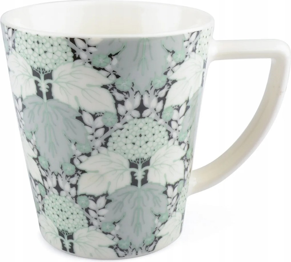 Oscar levélmintás kerámia bögre 350ml kávés tea ajándék