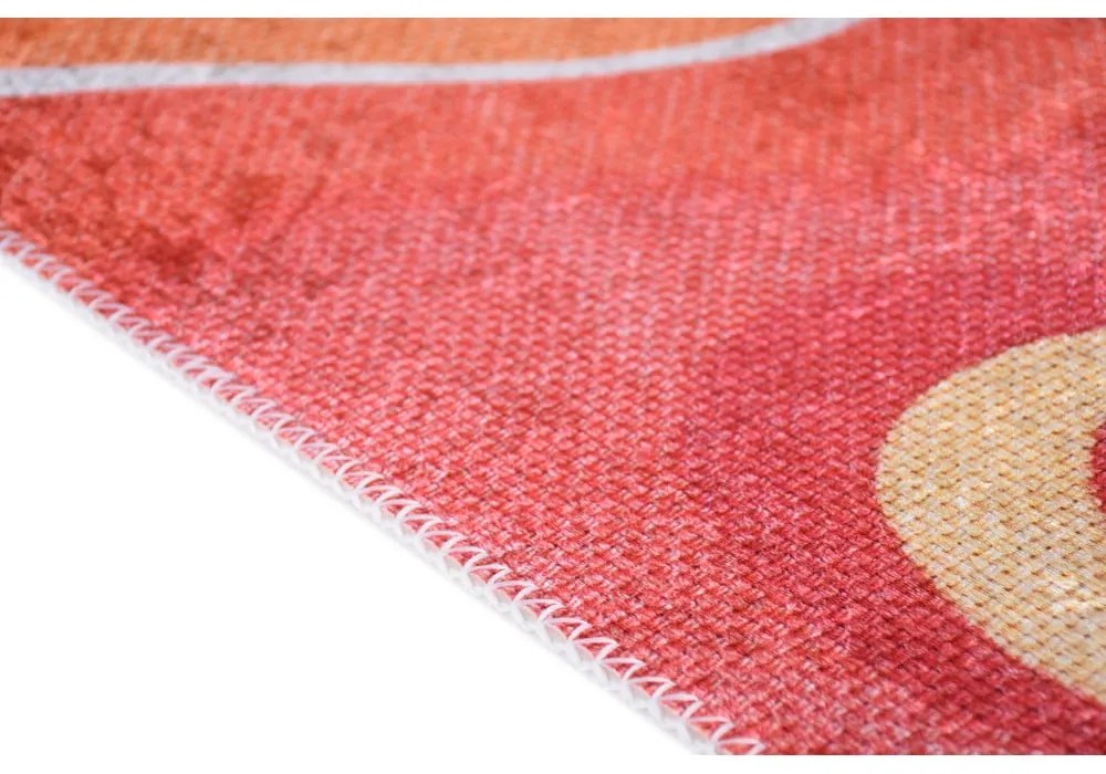 Piros-narancssárga mosható szőnyeg 80x150 cm Colors of Joy – Vitaus