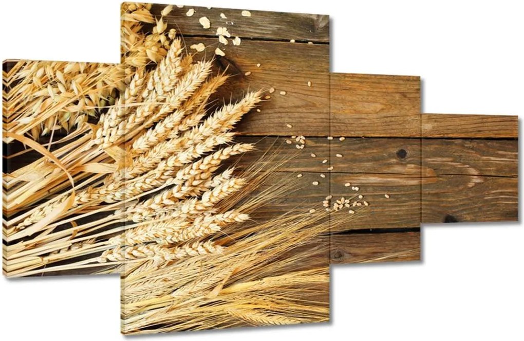 Képek 130x80 Különböző gabonatáblák a deszkákon