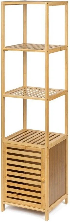 Natúr színű bambusz fürdőszobai polcos állvány 35x140 cm Auren – Bonami Essentials