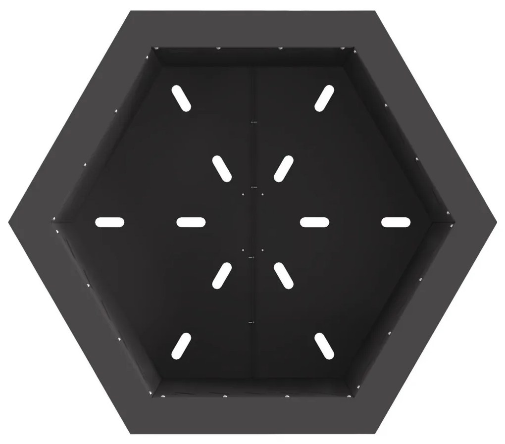 Tűzrakó Fekete 58 x 58 x 51 cm Acél