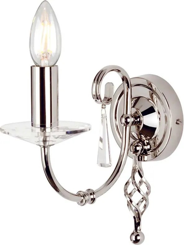 Elstead Lighting AEGEAN AG1-POL-NICKEL Fali lámpa 1x60W/E14